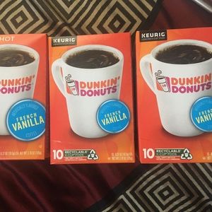 30ct French vanilla Dunkin’ Donuts kcups